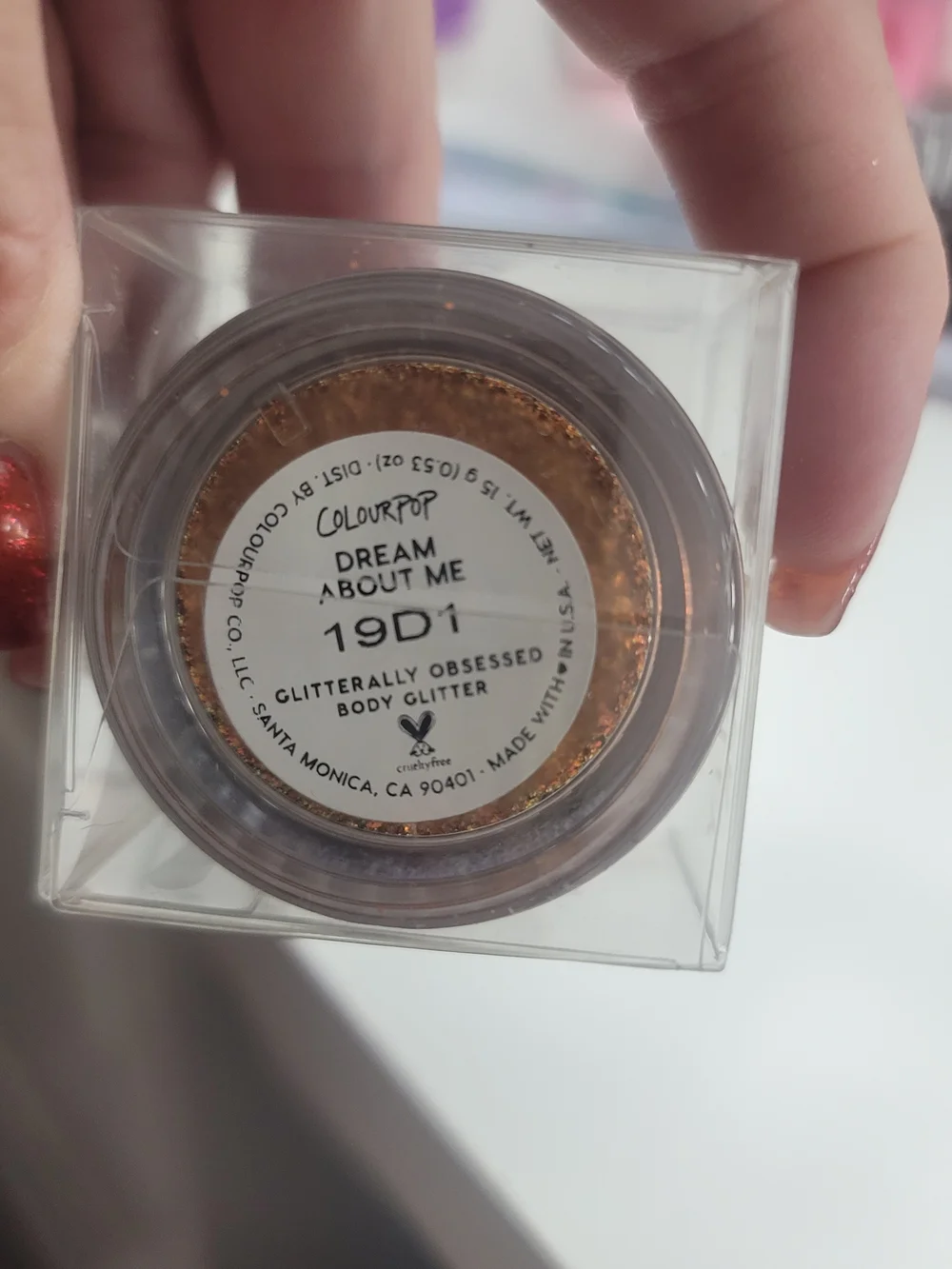 Colourpop glitterally obsessed